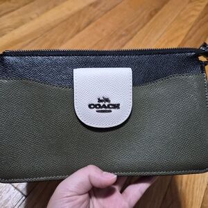 COACH Poppy Crossbody with Detachable Card Case Chalk Powd Multi ColorBlock